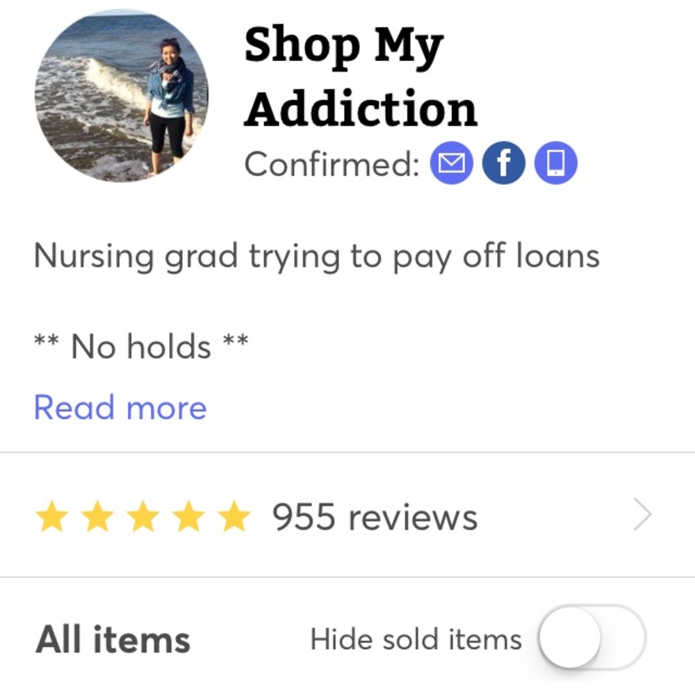 SHOP with CONFIDENCE 900+ 5-Star Mercari ratings!!